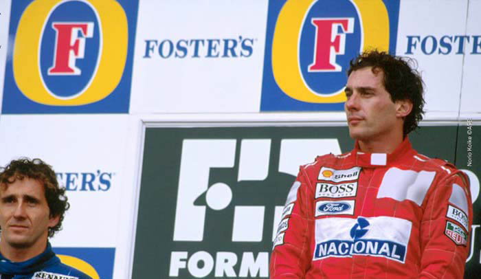 Ayrton Senna Pódio Adelaide 1993